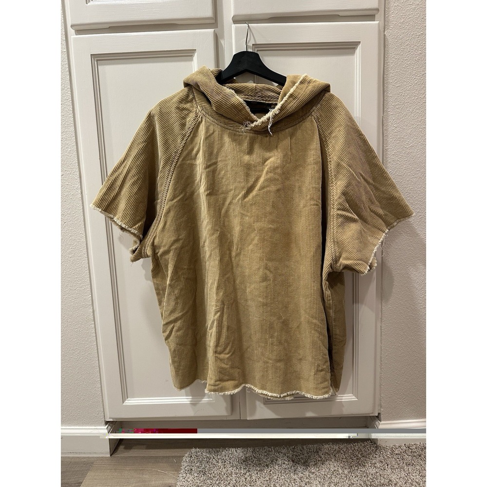DREW HOUSE Corduroy Short Sleeve Hoodie XL